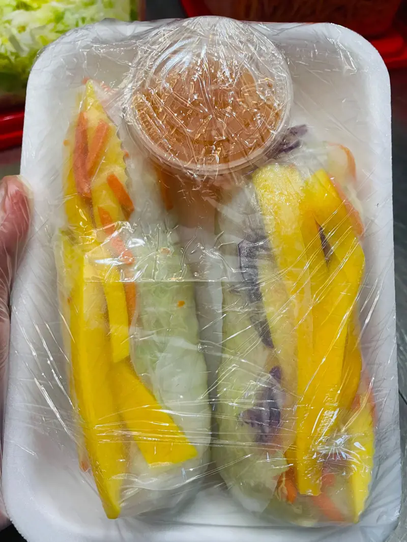 Rouleaux de printemps végétariens