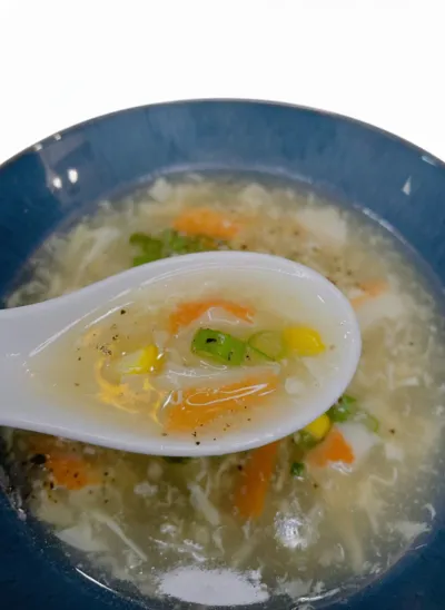 Soupe au crabe et à la goberge