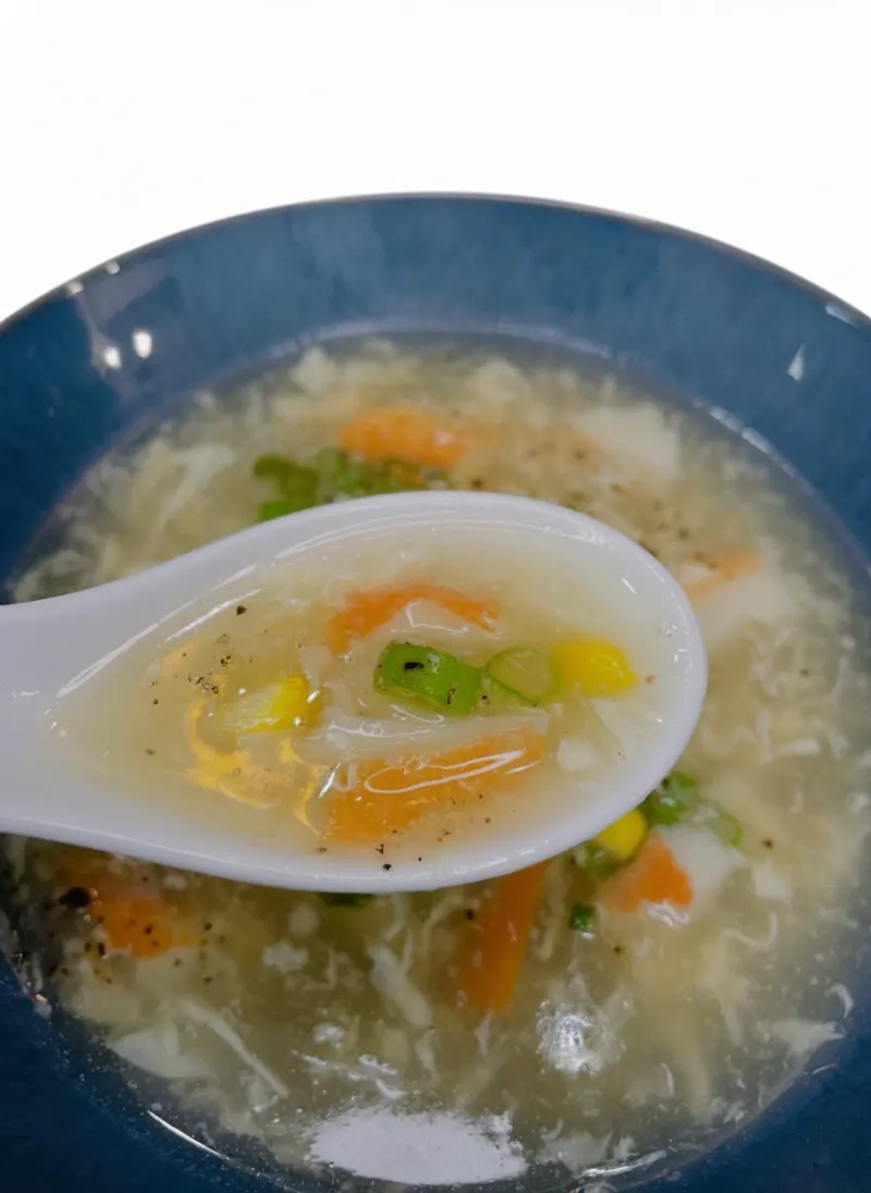 Soupe au crabe et à la goberge