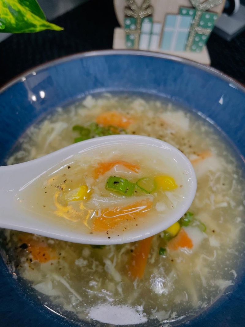 Soupe au crabe et goberge