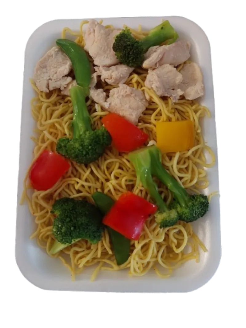 Yellow Curry Noodles with Chicken