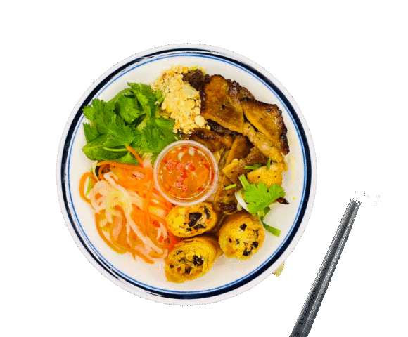 Vermicelles de riz au porc grillé – Danh Pham Cuisine