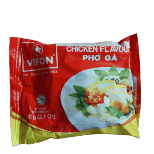 Vietnamese dried chicken-flavor noodles packet